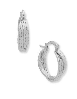 Anne Klein Multi-row Hoop Earrings