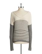 C & C California Texture Striped Sweater