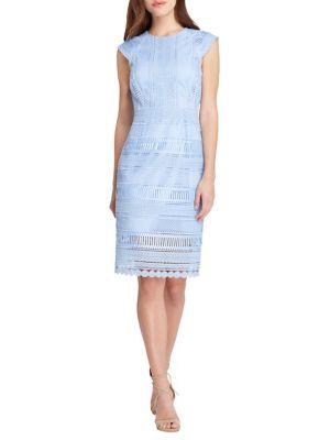 Tahari Arthur S. Levine Petite Lace Sheath Dess