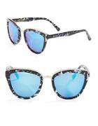 Diff Eyewear Rose 57mm Cat Eye Sunglasses