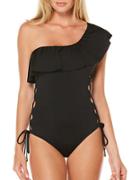 Laundry By Shelli Segal Zahara One Shoulder One-piece Swimsuit