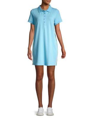 Calvin Klein Performance Side-stripe Polo Dress