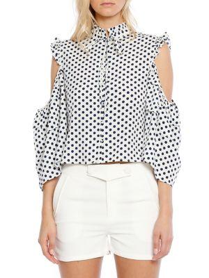 Walter Baker Silvia Dotted Blouse