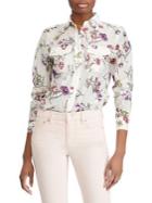 Lauren Ralph Lauren Floral Cotton-blend Shirt
