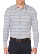 Perry Ellis Striped Casual Button-down Shirt