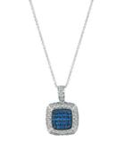 Le Vian Nude Diamond, Blueberry Sapphire And 14k Vanilla Gold Pendant Necklace