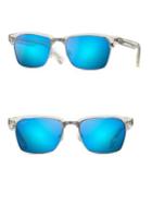 Maui Jim Kawika Crystal 54mm Rectangle Sunglasses