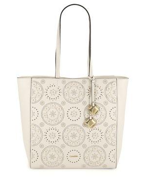 Calvin Klein Perforated Leather Tote Bag