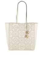 Calvin Klein Perforated Leather Tote Bag