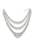 Cristabelle Crystal Four-row Tassel Necklace