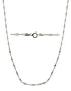Lord & Taylor Twisted Sterling Silver Chain Necklace/36