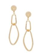 Design Lab Goldtone Link Drop Earrings