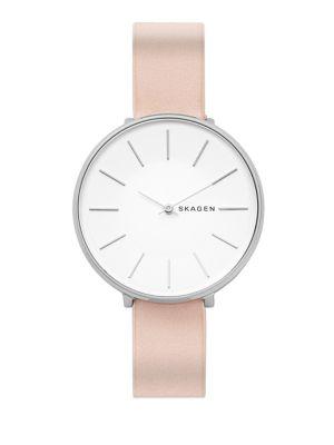 Skagen Karolina Leather-strap Watch