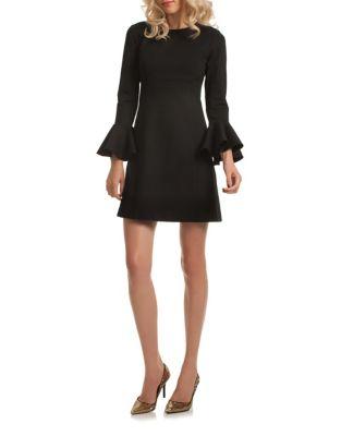 Trina Turk Panache Bell-sleeve Mini Dress