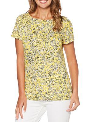 Rafaella Floral Short-sleeve Tee