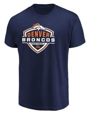 Majestic Denver Broncos Nfl Primary Receiver Cotton Tee