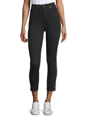 7 For All Mankind B(air) High-rise Skinny Jeans