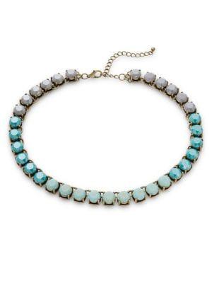 Design Lab Faceted Crystal Collar Necklace