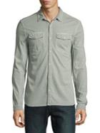 John Varvatos Star U.s.a. Long-sleeve Cotton Button-down Shirt