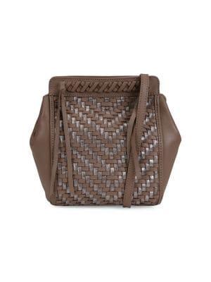 Kooba Aisha Woven Leather Crossbody Bag