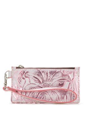 Patricia Nash Almeria Leather Credit Card Wristlet