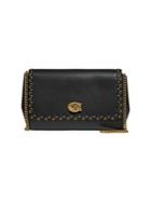 Coach Small Alexa Embellished Leather Convertible Clutch