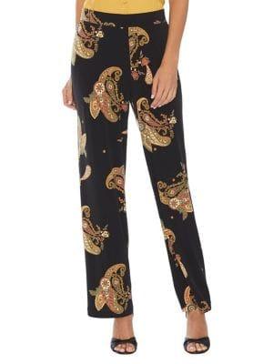 Vince Camuto Oasis Paisley Wide-leg Pants