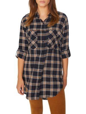 Sanctuary Urban Plaid Boyfriend Tunic