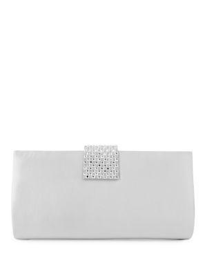 Jessica Mcclintock Alaina Pleated Satin Convertible Clutch