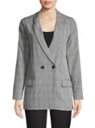 The Fifth Label Glen Plaid Double-breasted Blazer