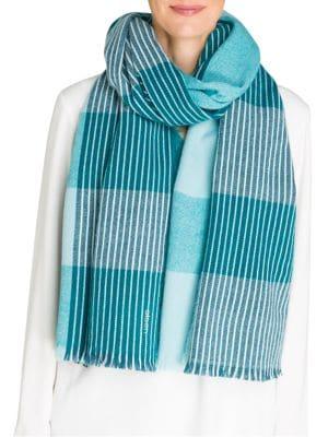 Olsen Oversized Plaid Shawl