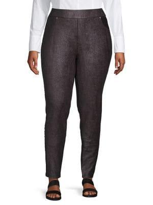Michael Michael Kors Plus Foil Corduroy Pants