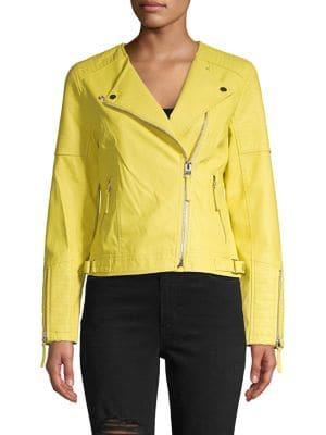 Philosophy Apparel Faux-leather Biker Jacket