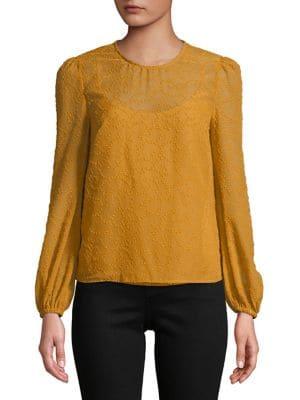 The Fifth Label Rhythm Textured Long-sleeve Top