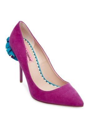 Betsey Johnson Dorthi Ruffle-embellished Stilettos