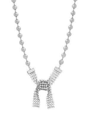 Steve Madden Faceted Stone Collar Necklace