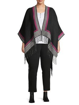 Rafaella Houndstooth Cape