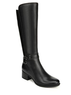 Naturalizer Wide Calf Buckle Knee-length Leather Boots