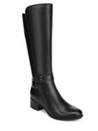 Naturalizer Wide Calf Buckle Knee-length Leather Boots