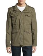Lucky Brand Hooded Cotton Field Jacket