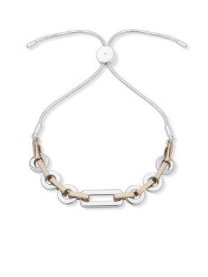 Ralph Lauren 12k Gold And Silver Slider Bracelet