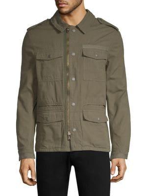 John Varvatos Star U.s.a. Dragon Garment-dyed Cotton Jacket