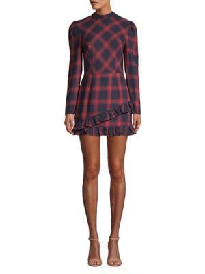 The Fifth Label Nash Ruffled Check Dress