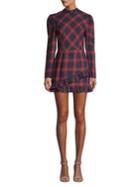 The Fifth Label Nash Ruffled Check Dress