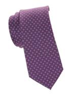 Black Brown Linvale Floral Tie