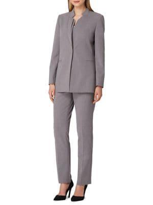 Tahari Arthur S. Levine Double Starneck Pant Suit