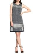 Nic+zoe Printed Sleeveless Shift Dress