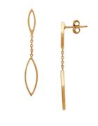 Lord & Taylor Mother-of-pearl And 14k Yellow Gold Drop Earrings