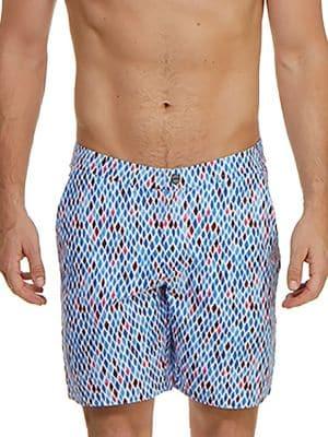 Dream Apparel Diamond Mosaic Swim Trunks
