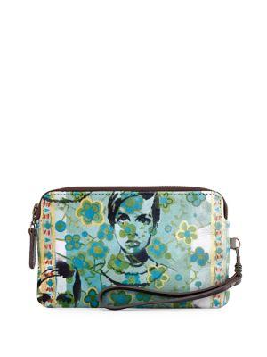 Vida Twiggy Leather Statement Clutch